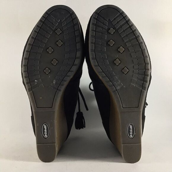 Dr Scholls Kennedy wedge heel ankle booties black size 7.5 M - Picture 8 of 8